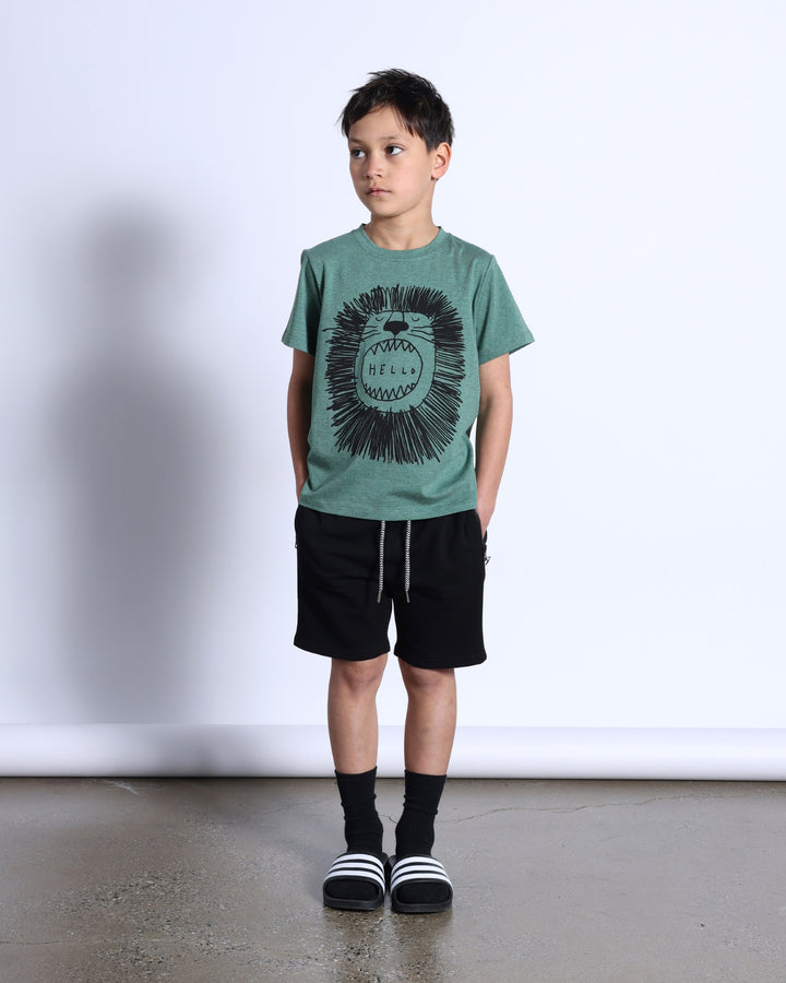 Minti Roaring Lion Tee - Forest Marle