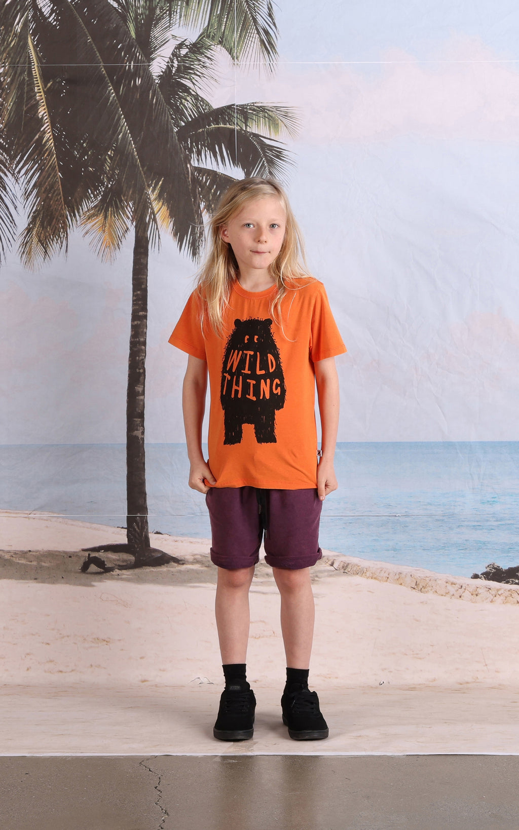 Minti Wild Thing Tee - Orange Wash