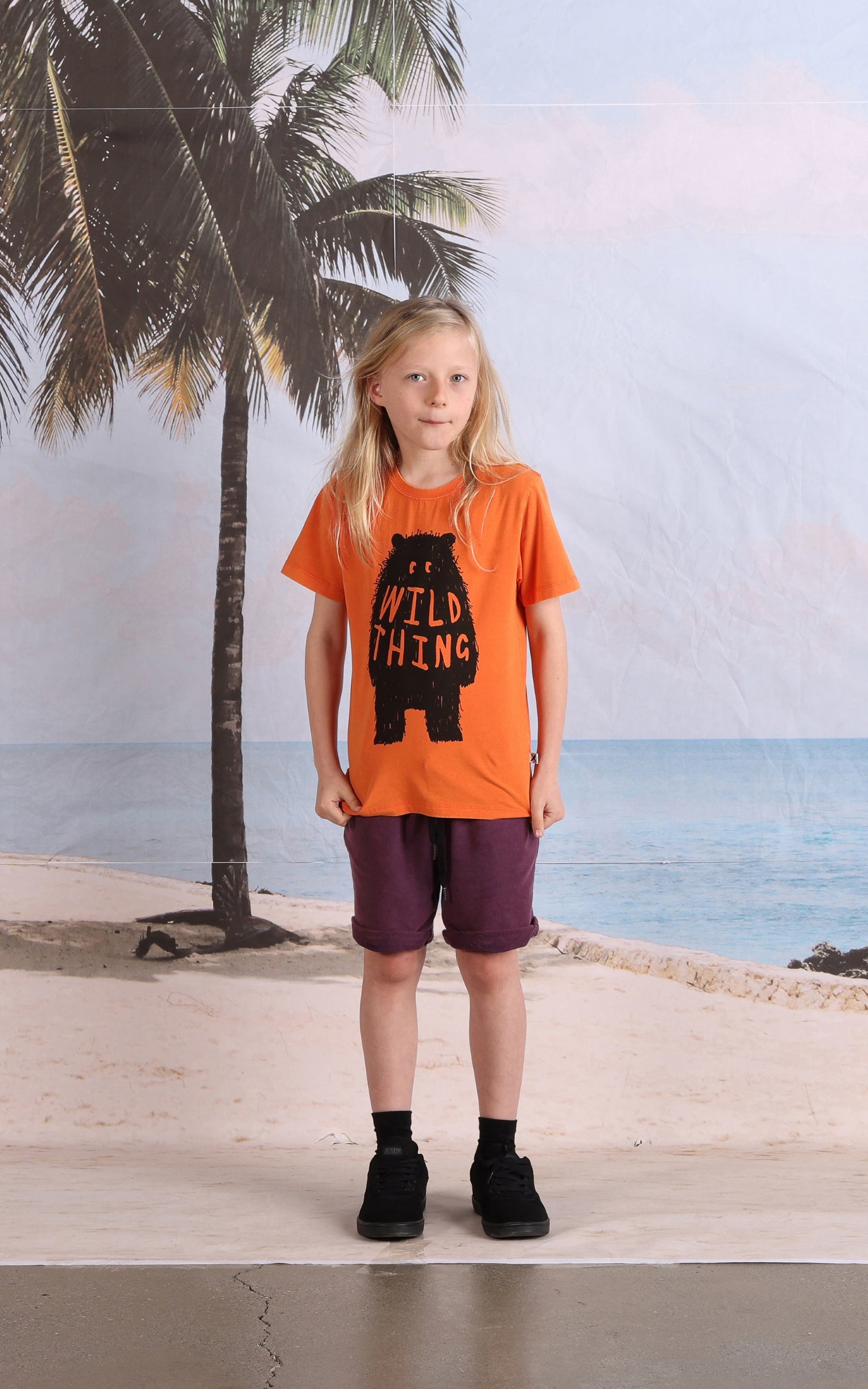 Minti Wild Thing Tee - Orange Wash