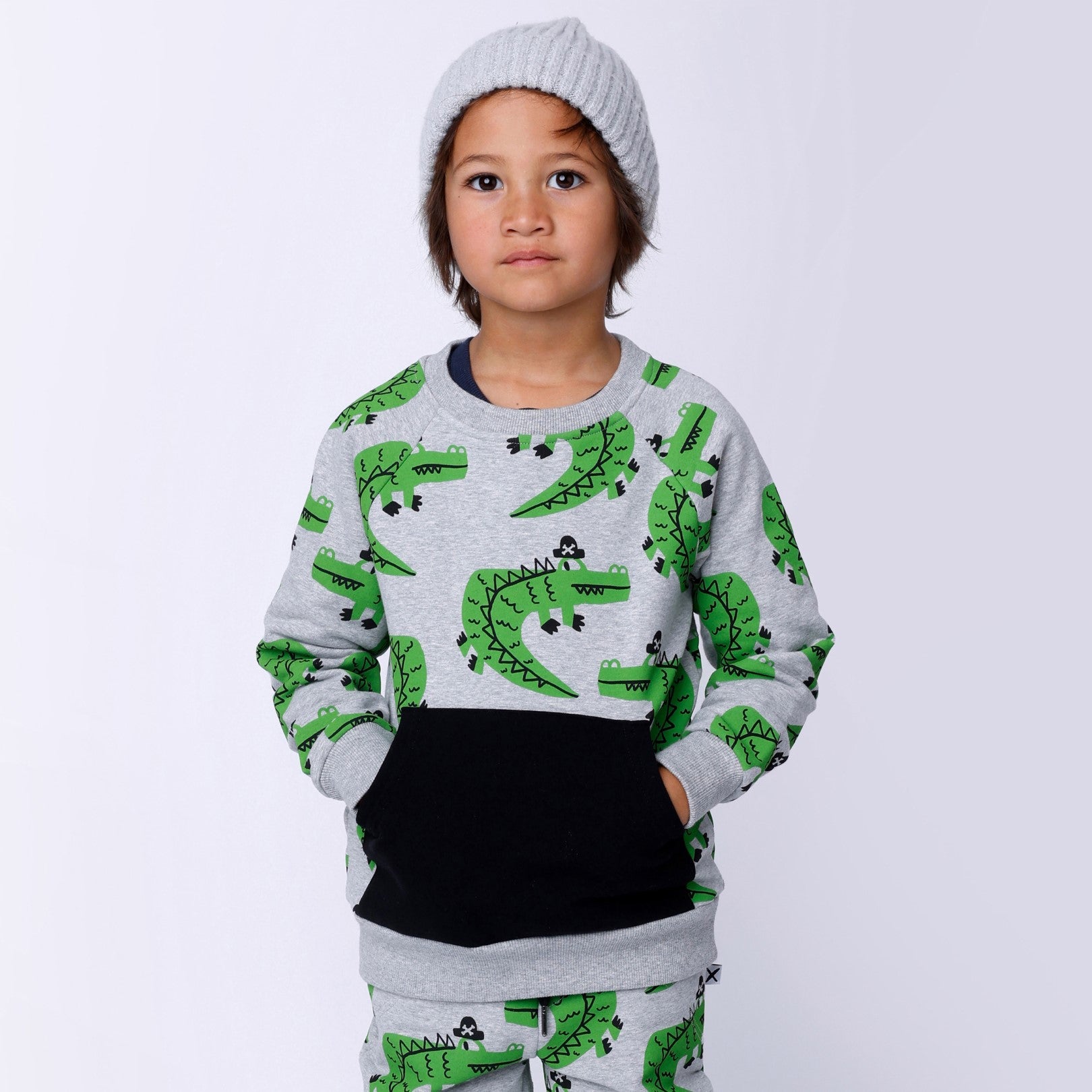Captain Croc Furry Crew - Grey Marle