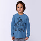 Animal Pile Up Tee - Steel