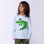 Captain Croc Tee - Sky Marle
