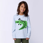 Captain Croc Tee - Sky Marle