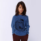 Cool Lion Tee - Midnight Wash
