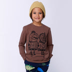 Dino Buddies Tee - Chocolate