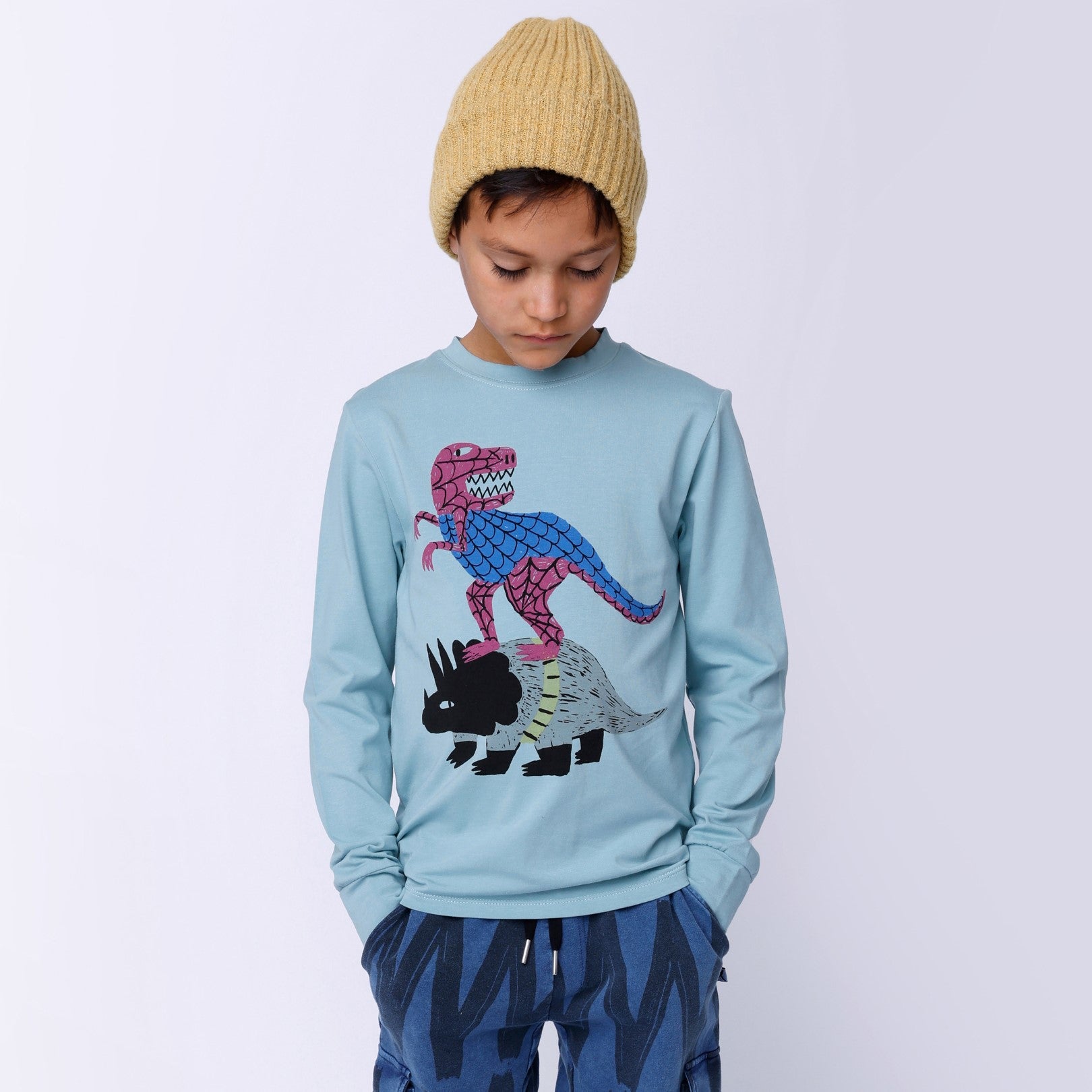 Super Dinos Tee - Sage