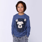 Wild Lion Tee - Midnight