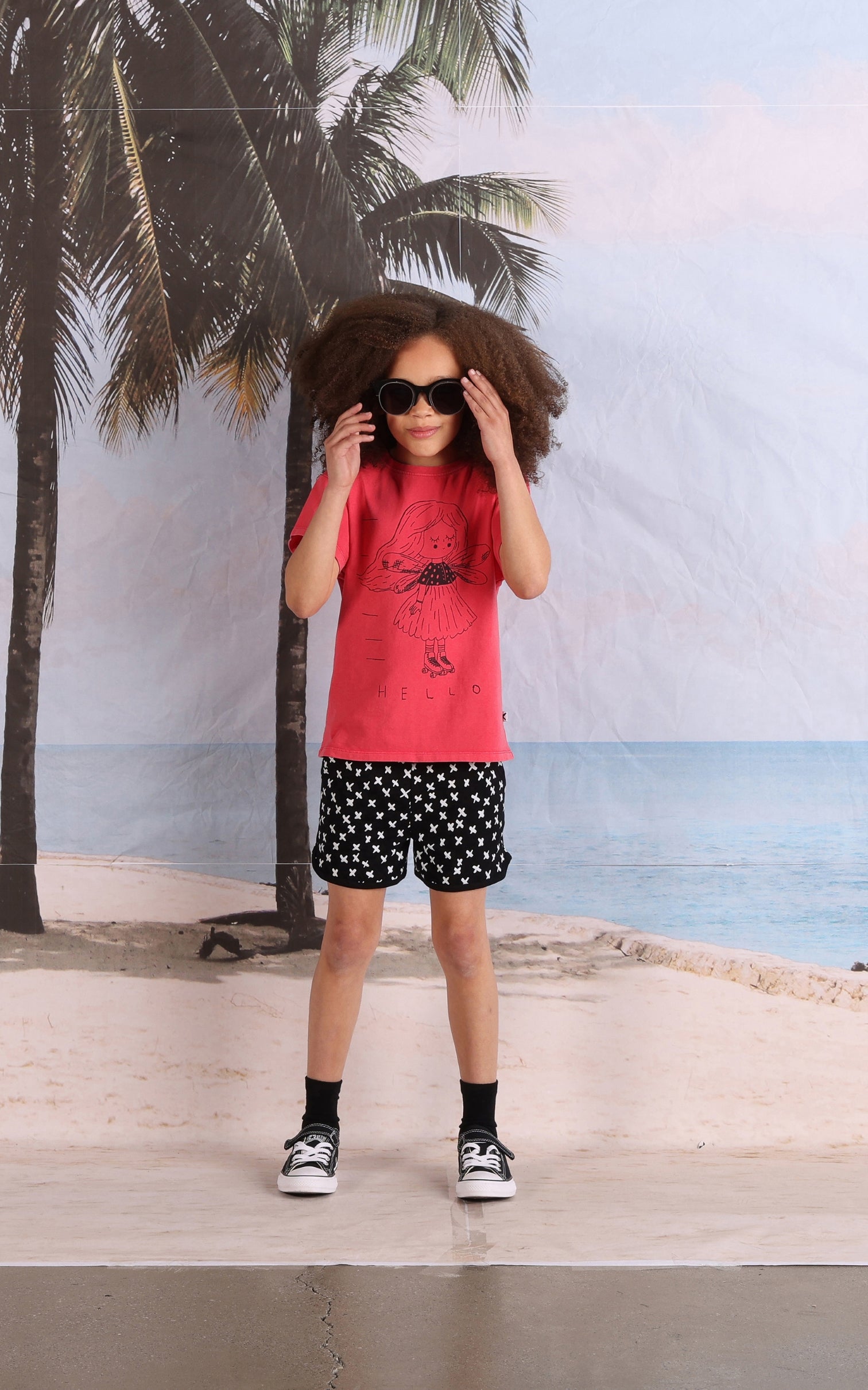 Minti Fairy Skater Tee - Pink Wash