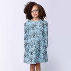 Mermaid And Unicorn Dress - Emerald