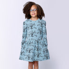 Mermaid And Unicorn Dress - Emerald