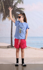 Minti Speckle Short - Pink