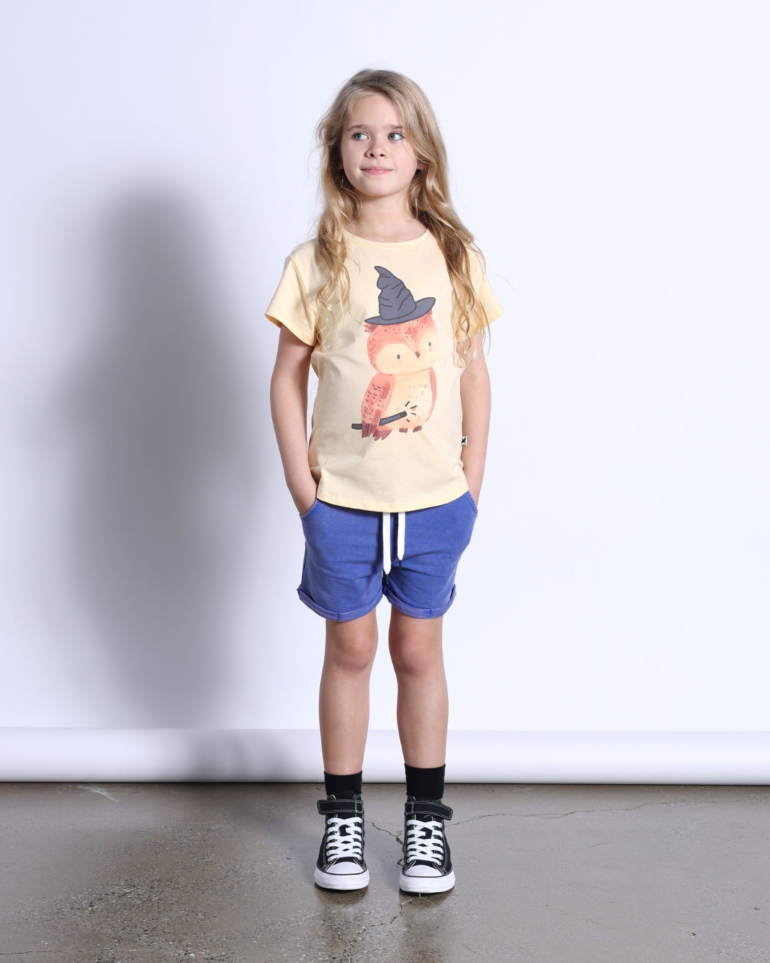 Minti Magic Owl Tee - Lemon Marle