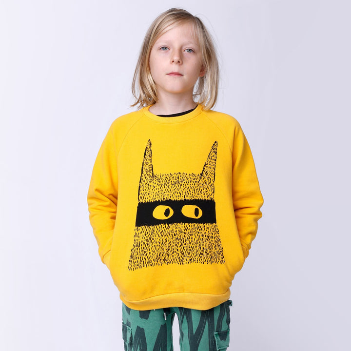 Minti Bat Monster Furry Crew - Mustard