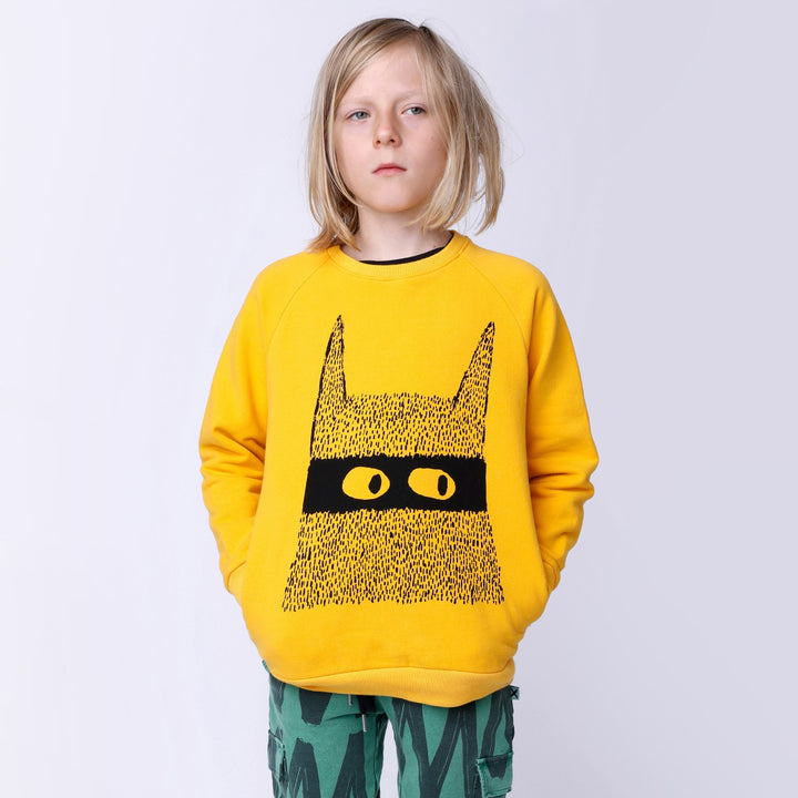 Minti Bat Monster Furry Crew - Mustard