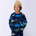 Dino Rollers Furry Crew - Dark Blue