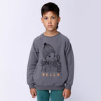 Hello Octopus Furry Crew - Dark Grey