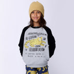 Relaxing Cheetah Furry Crew - Grey Marle/Black