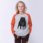 Roller Monster Furry Crew - Grey Marle/Orange