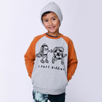 Sport Buddies Furry Crew - Grey Marle/Rust