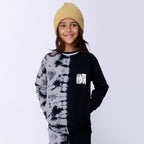 Duo Tie Dye Crew - Black