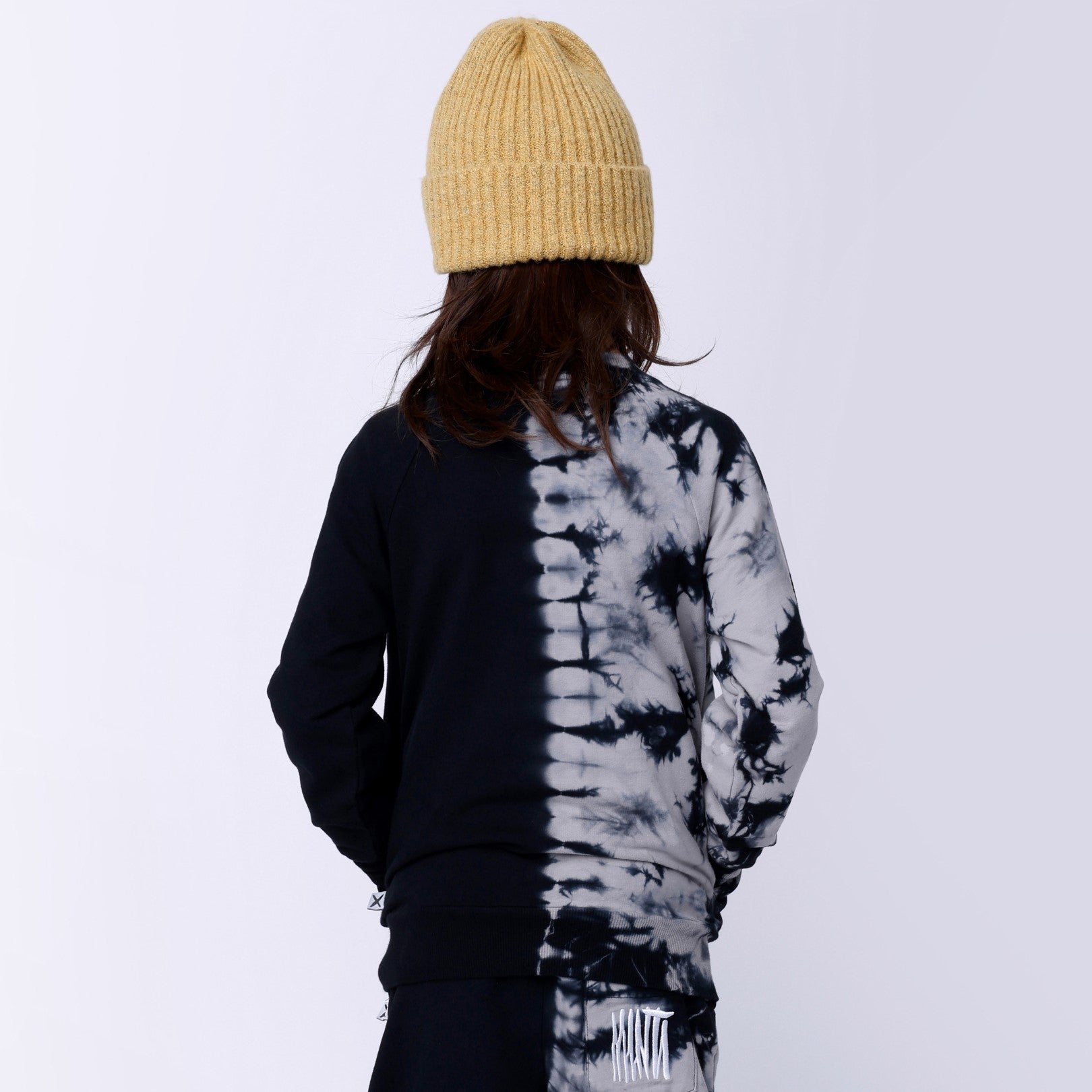 Duo Tie Dye Crew - Black