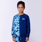 Duo Tie Dye Crew - Navy