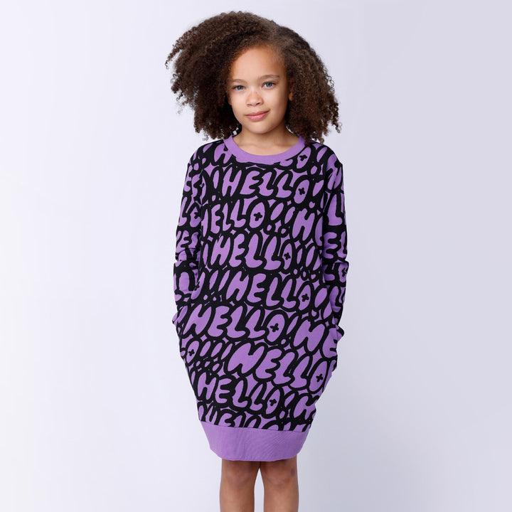 Minti Hello Hello Dress - Purple