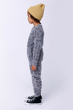 Masks Side Panel Crew - Grey Wash