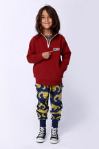 Relaxing Cheetahs Trackies - Dark Blue