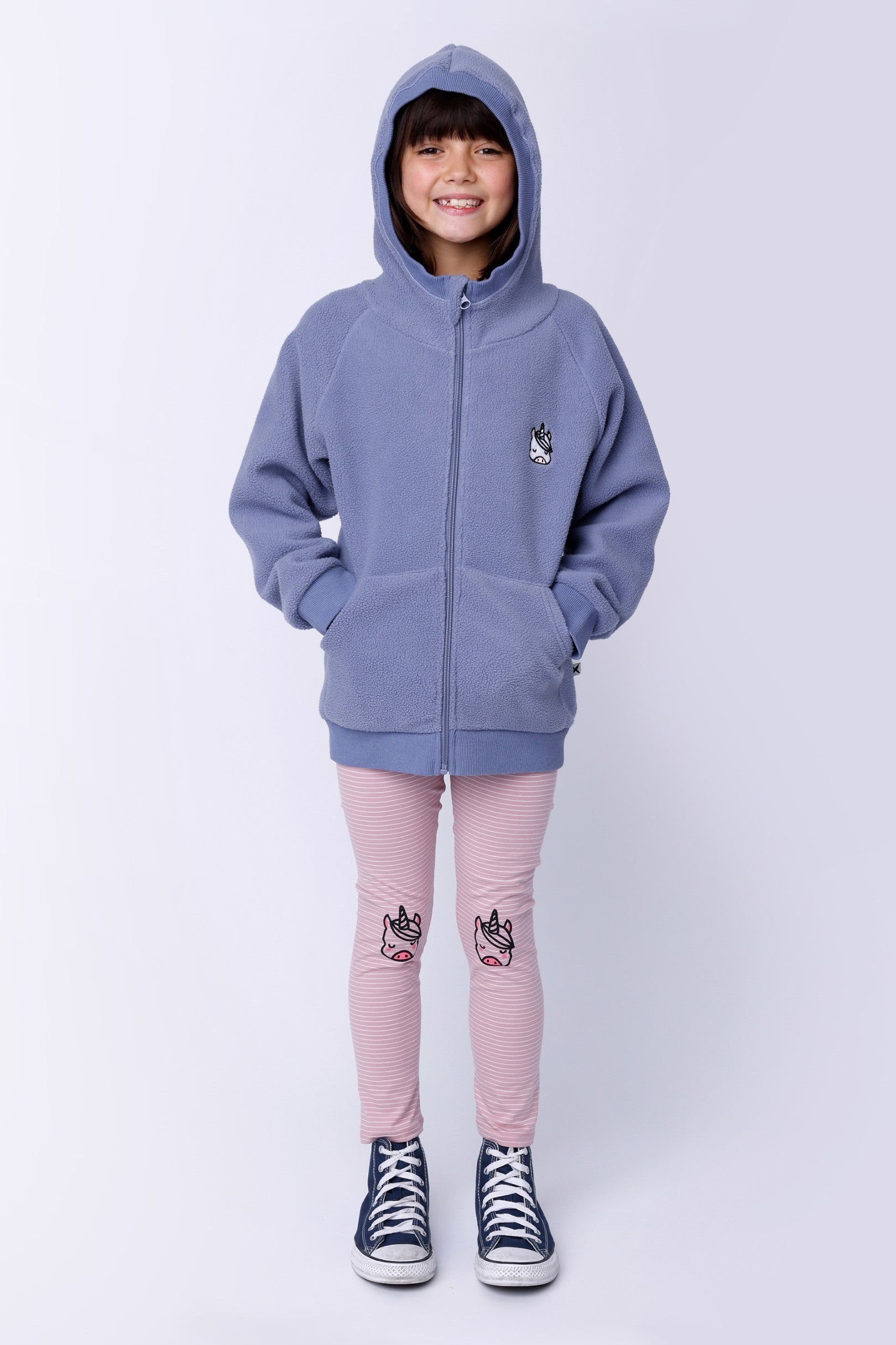 Unicorn Tights - Ballet Stripe