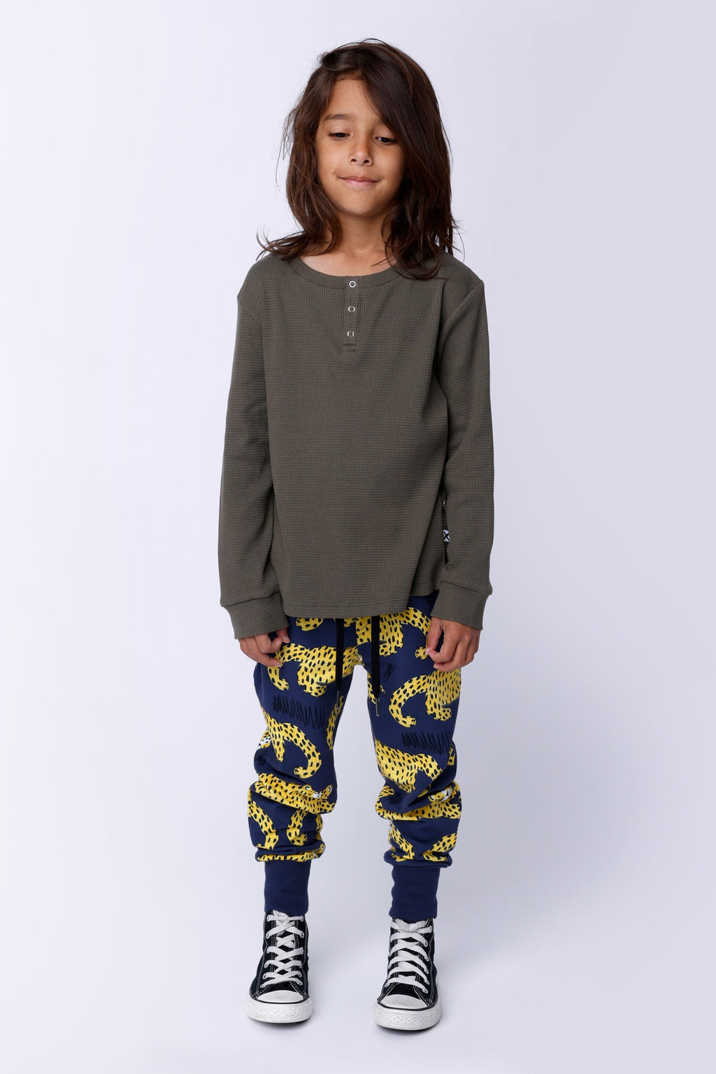 Relaxing Cheetahs Trackies - Dark Blue