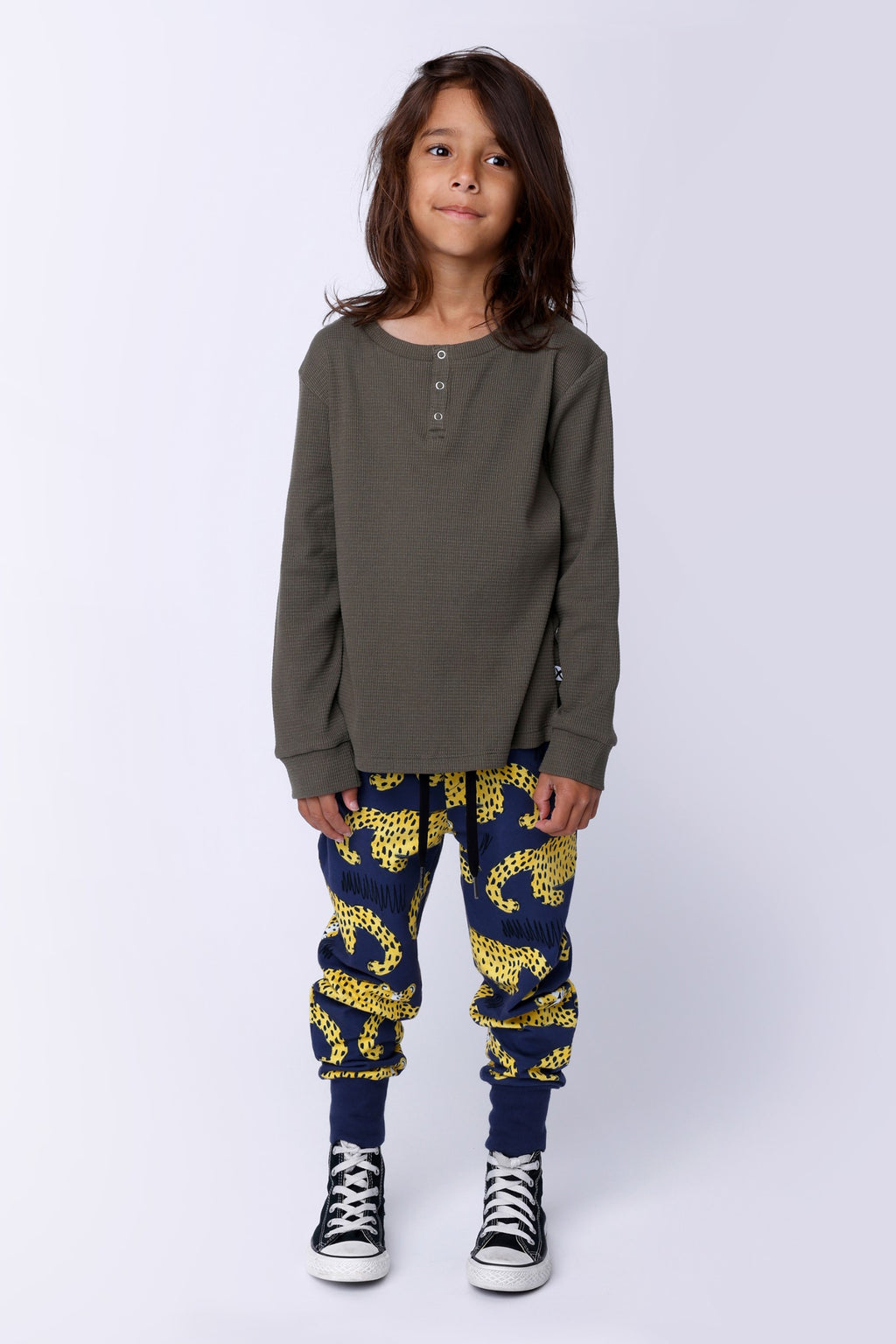 Relaxing Cheetahs Trackies - Dark Blue