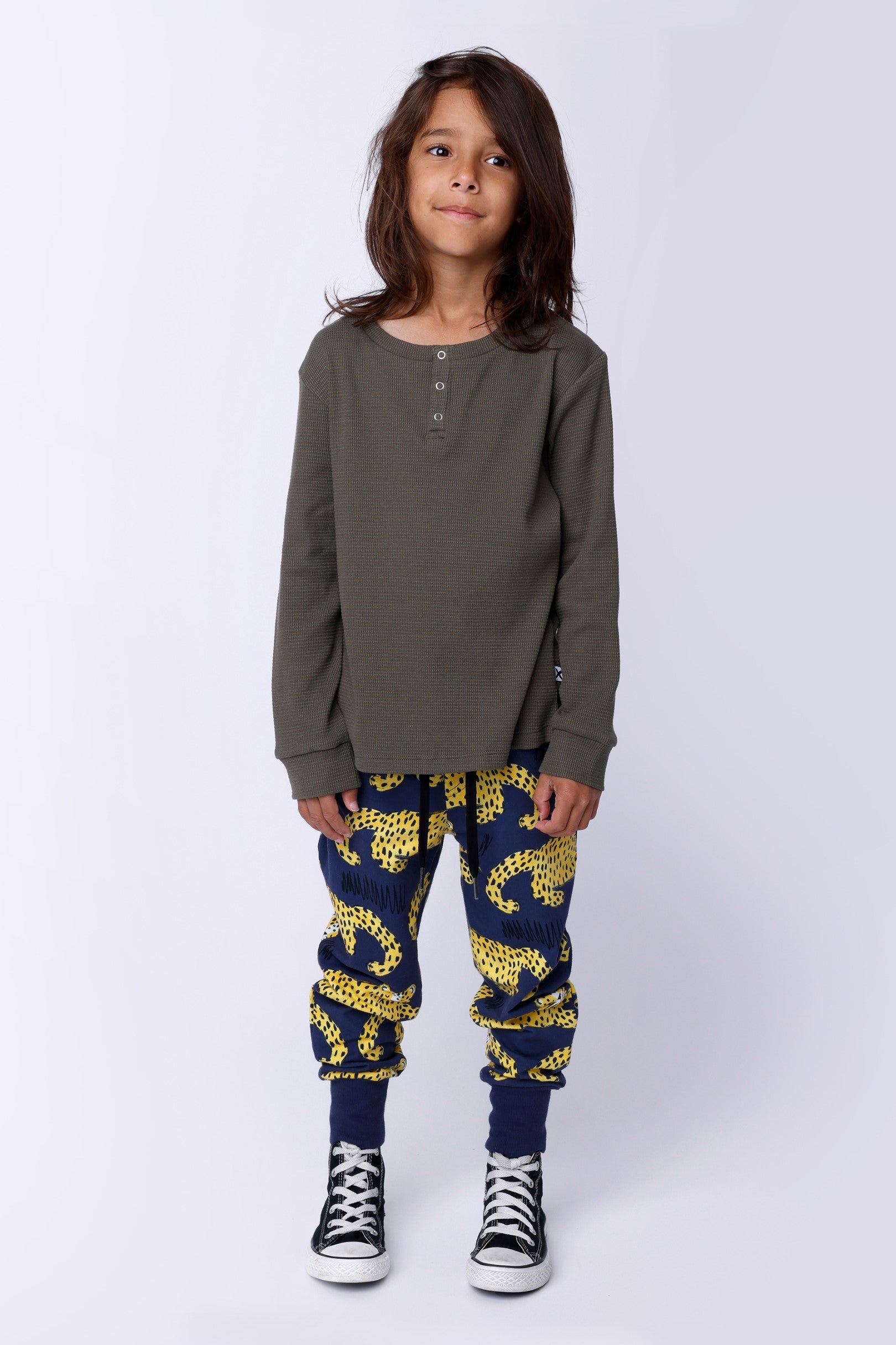 Relaxing Cheetahs Trackies - Dark Blue