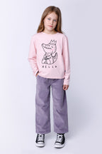 Cosy Cord Pants - Lilac