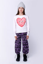 Hello Hello Trackies - Purple