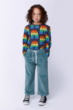 Cosy Cord Pants - Muted Green