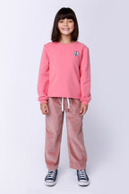 Cosy Cord Pants - Muted Pink