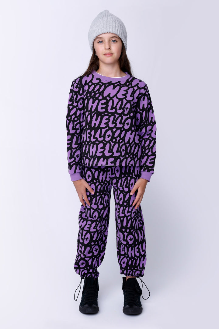 Minti Hello Hello Trackies - Purple