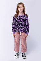 Cosy Cord Pants - Muted Pink