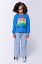 Denim Cargo Jeans - Blue Denim