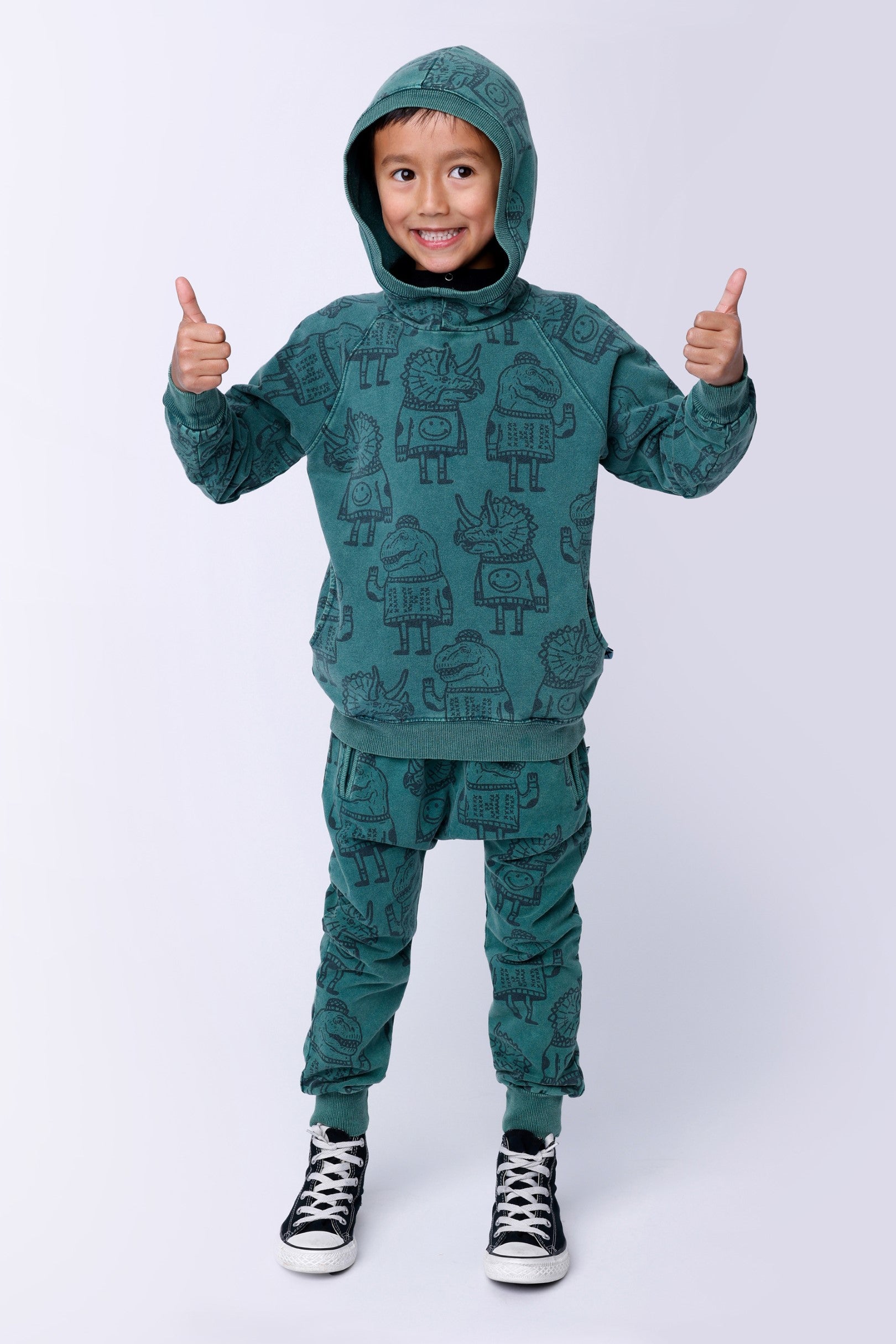 Dino Buddies Trackies - Forest Wash