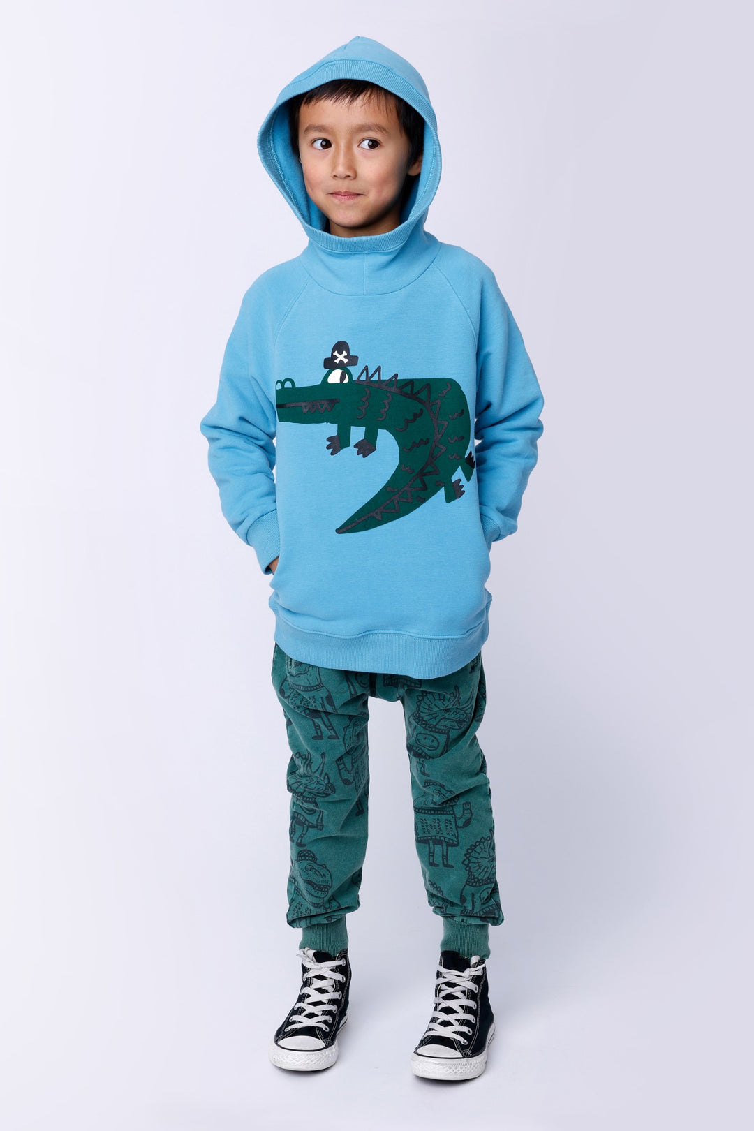 Minti Dino Buddies Trackies - Forest Wash