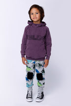 Dino Rollers Furry Trackies - Grey Marle