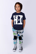 Dino Rollers Furry Trackies - Grey Marle