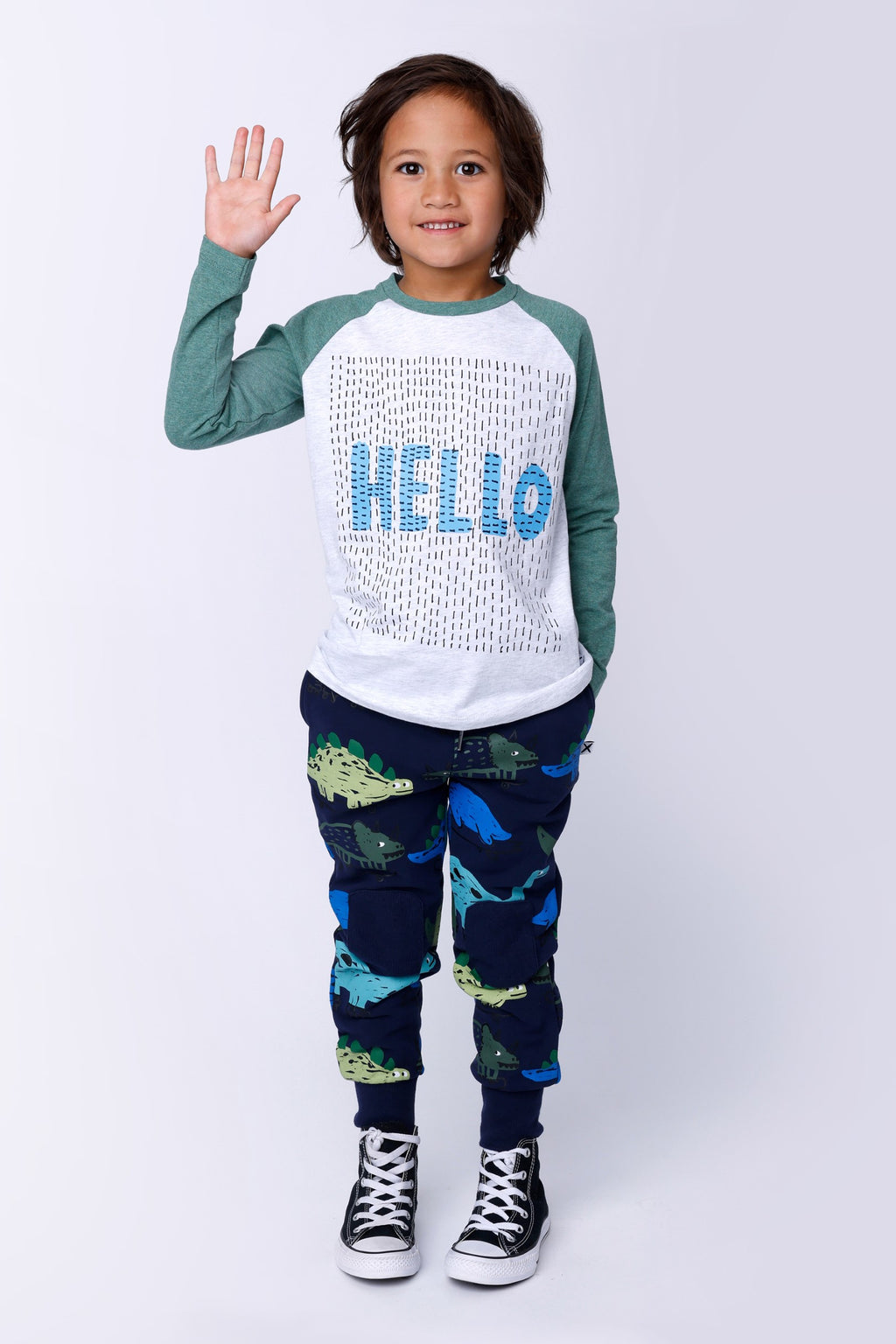 Dino Rollers Furry Trackies - Dark Blue