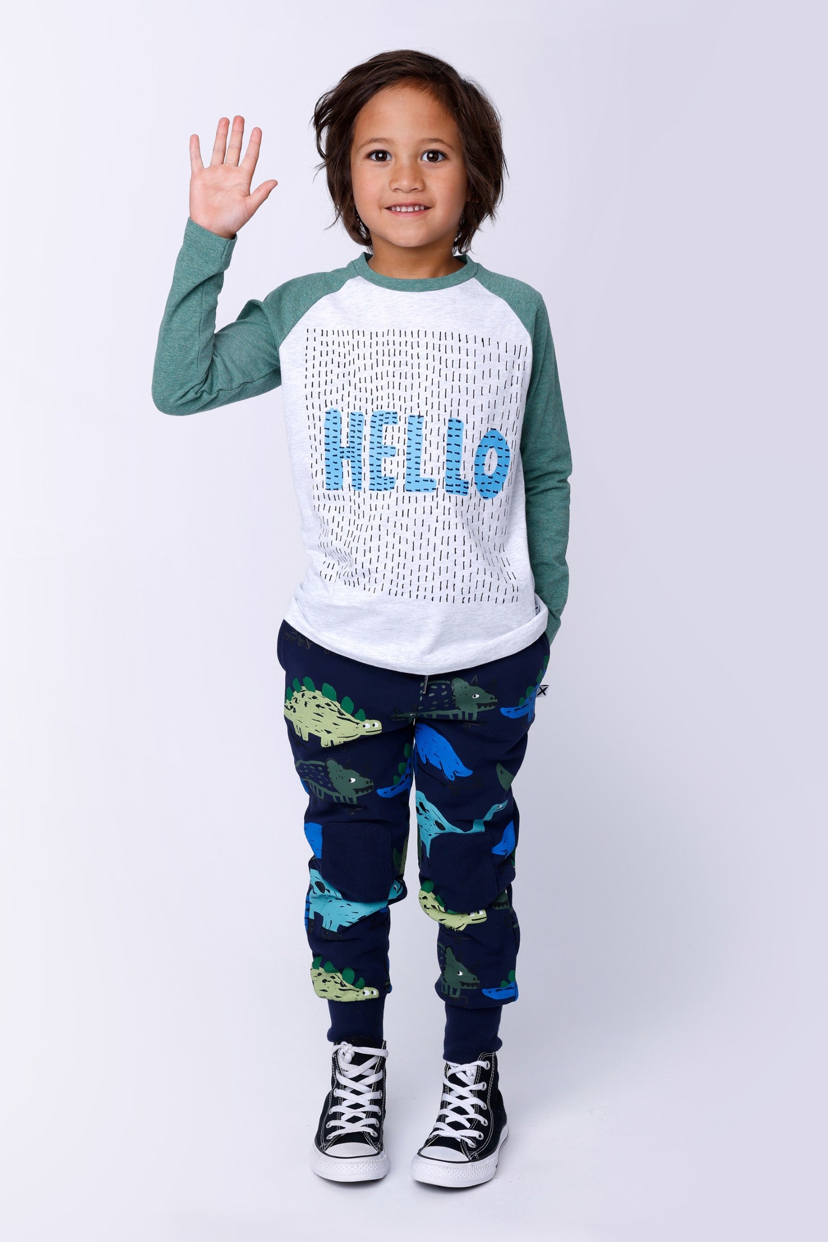 Dino Rollers Furry Trackies - Dark Blue