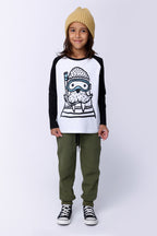 Furry Waffle Trackies - Khaki