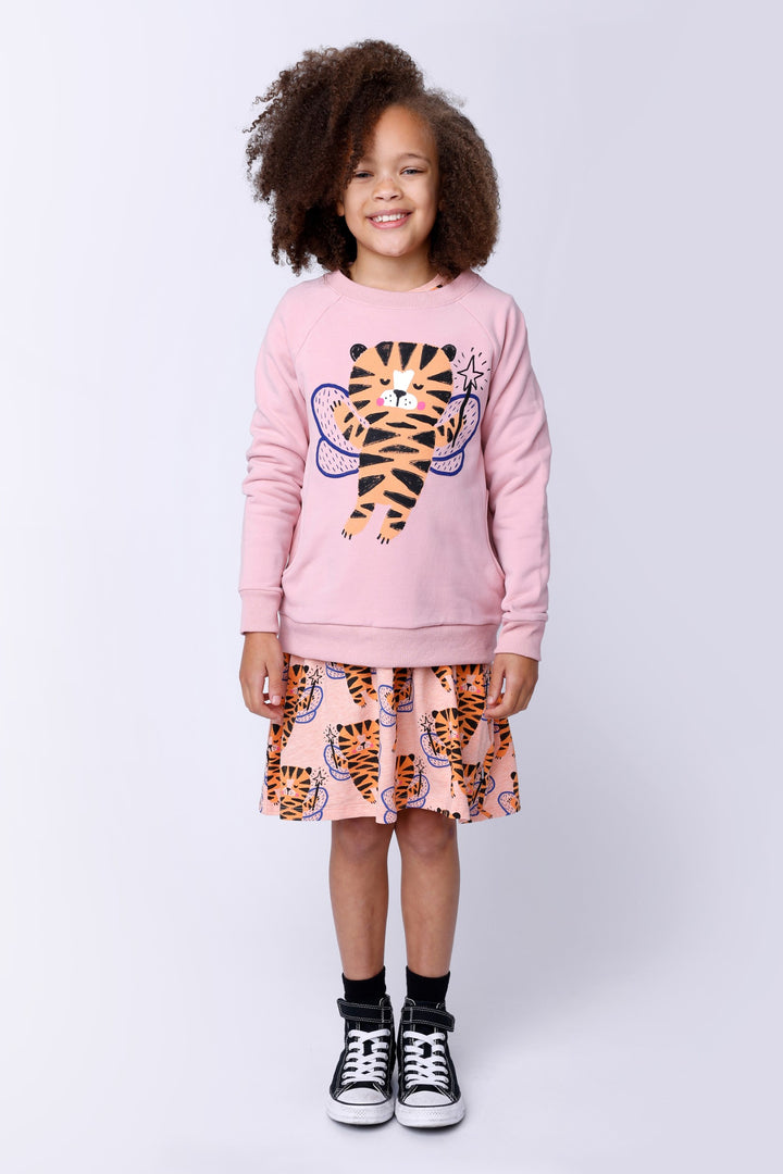 Minti Tiger Fairy Dress - Apricot Marle