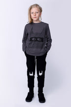Mask Furry Trackies - Black