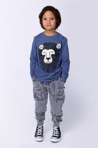 Masks Reinforced Trackies - Grey Wash